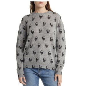 SKULL CASHMERE Taliah print Cashmere sweater sz S